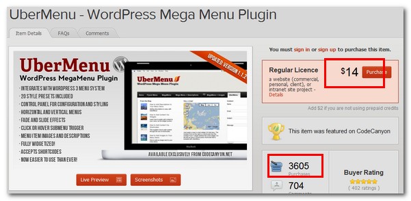 UberMenu UberMenu WordPress plugin